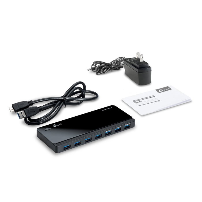 TP-Link UH700 Hub USB 3.0 de 7 Puertos Negro